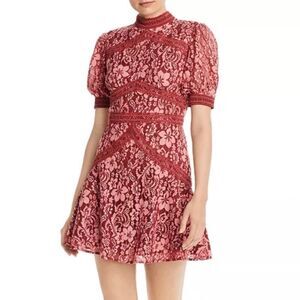 keepsake red lace dress KEEPSAKE the Label | Dresses | Keepsake Holder Lace Floralprint Mini Dress  Red Size Xs